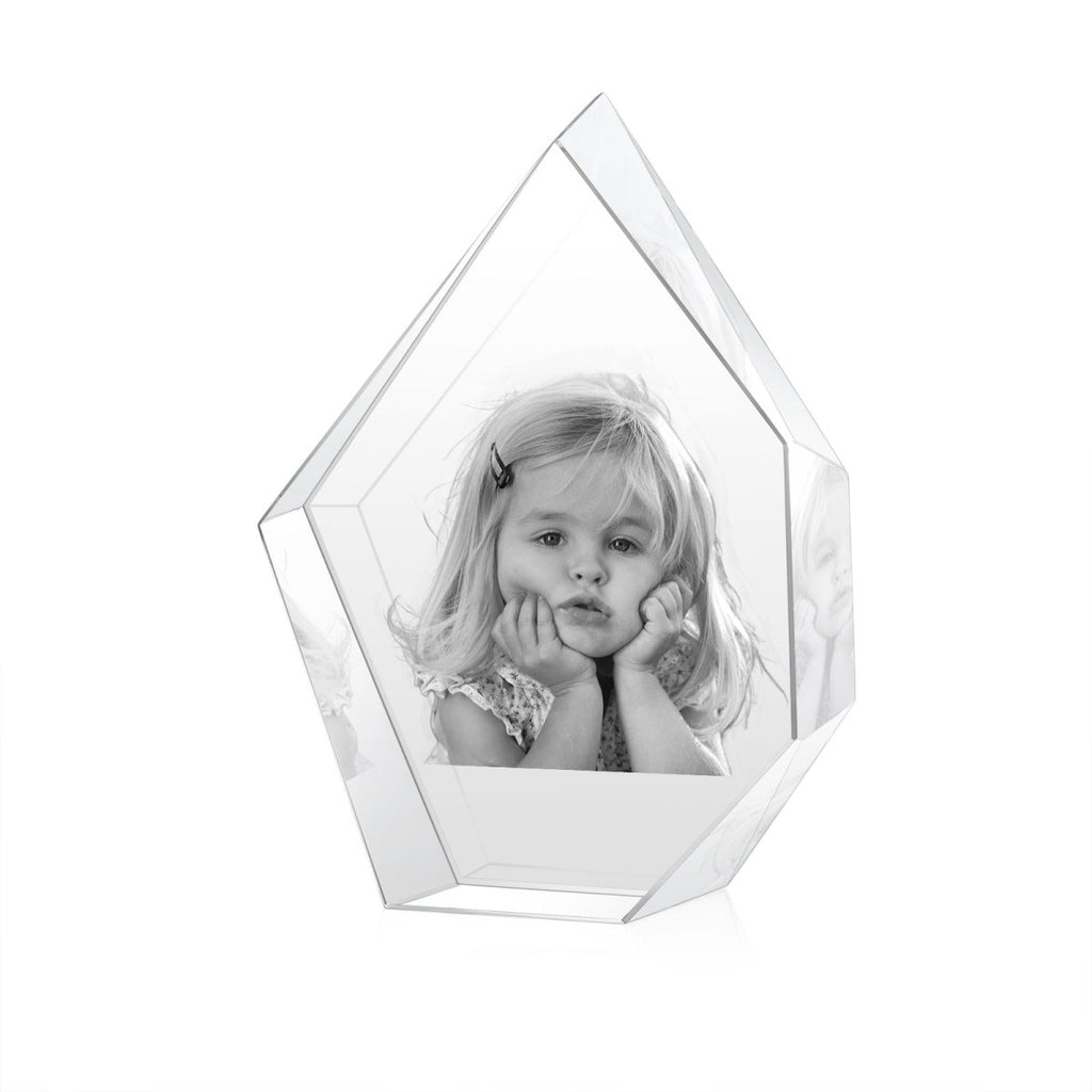 Custom 3d Photo Crystal Shard Ornament - 100*40*130mm - Engraved Memories