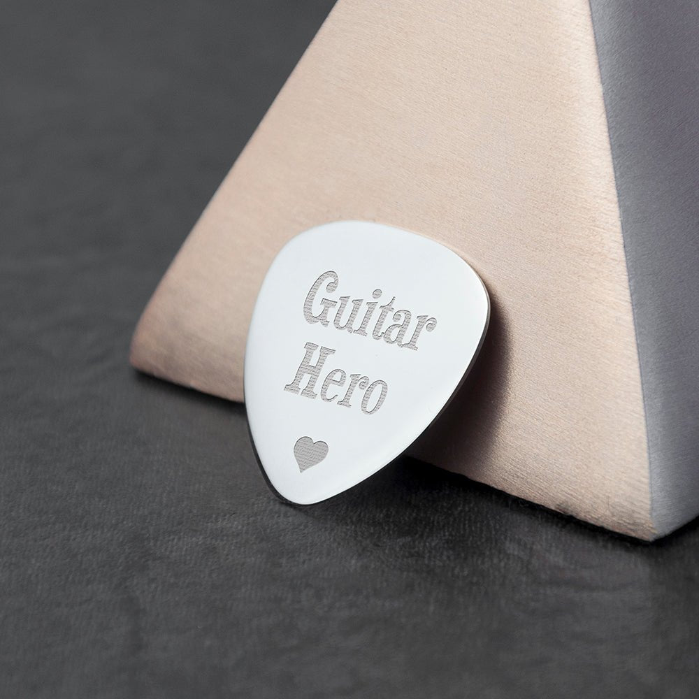 Personalised Dad's Plectrum - Engraved Memories