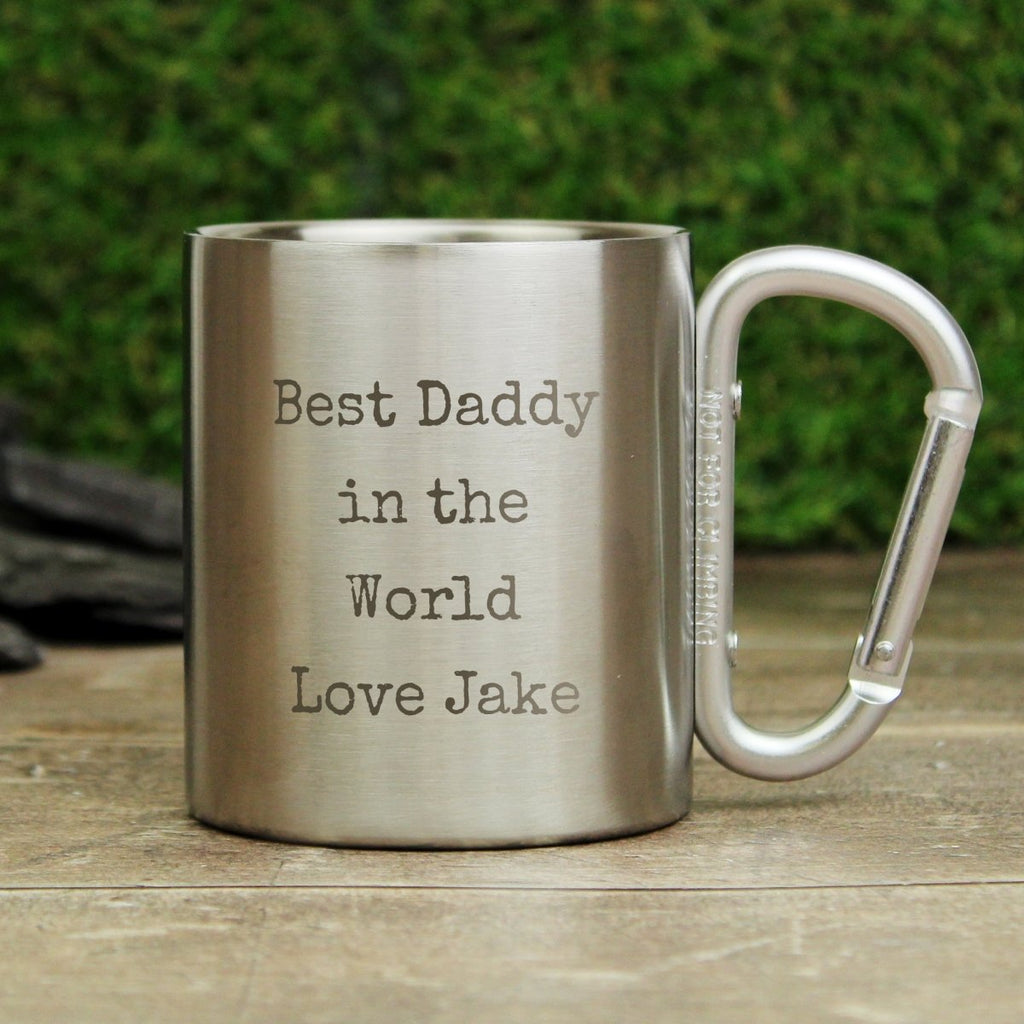 Personalised Free Text Metal Mug - Engraved Memories