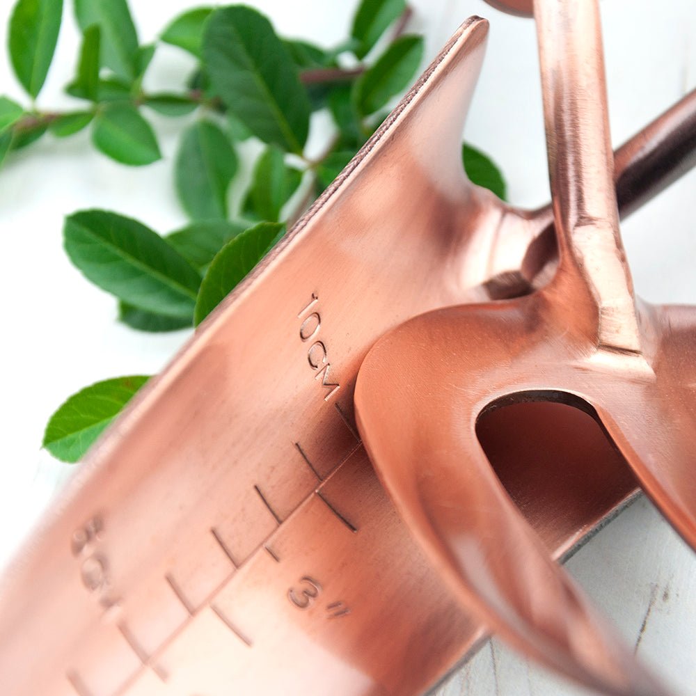 Personalised Luxe Copper Trowel and Fork Set - Engraved Memories