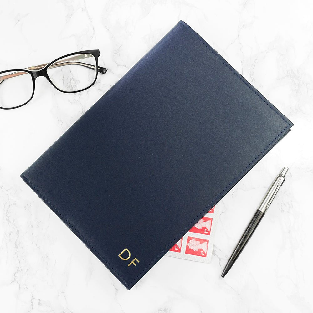 Personalised Luxury Leather Refillable Notebook - Engraved Memories