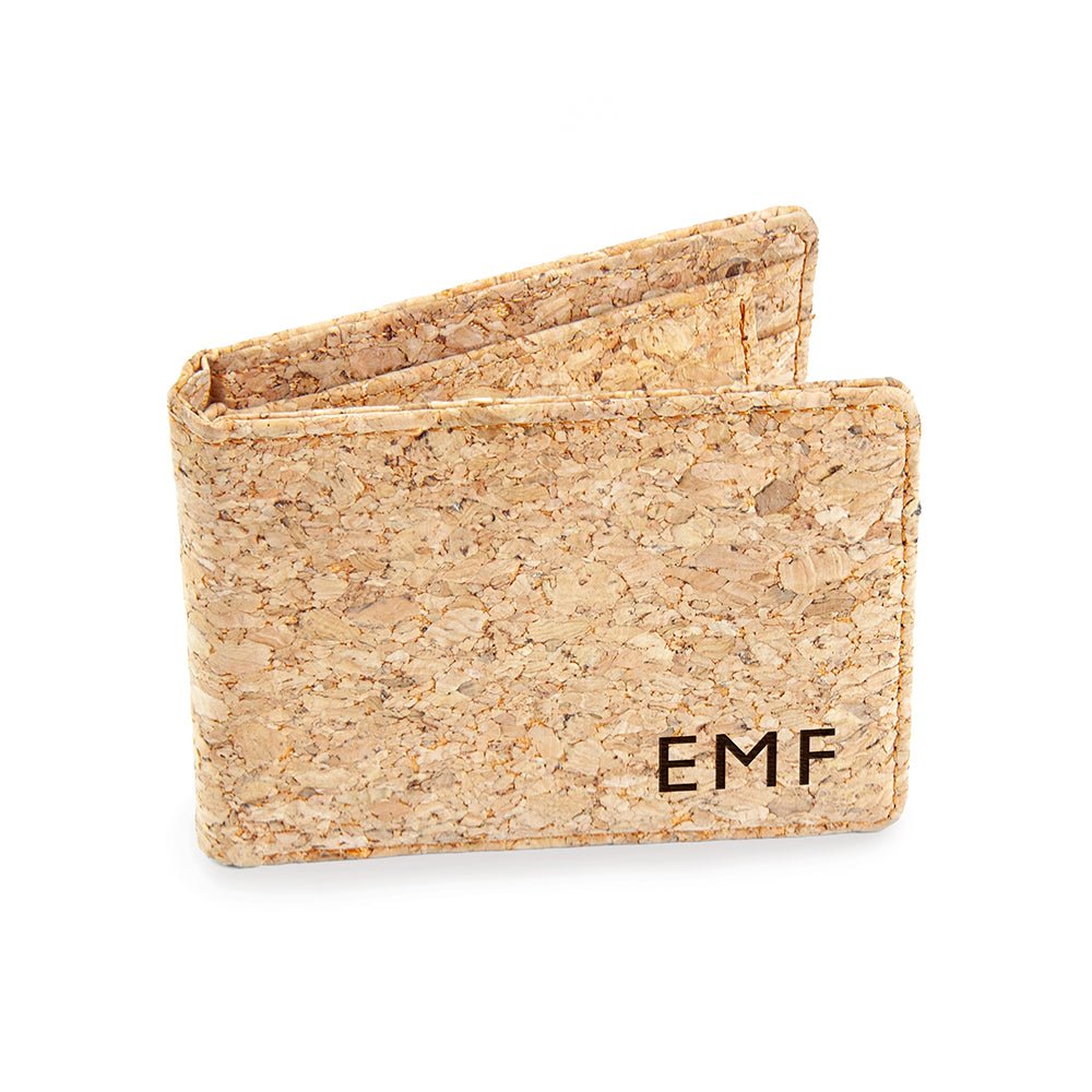 Personalised Natural Cork Wallet - Engraved Memories