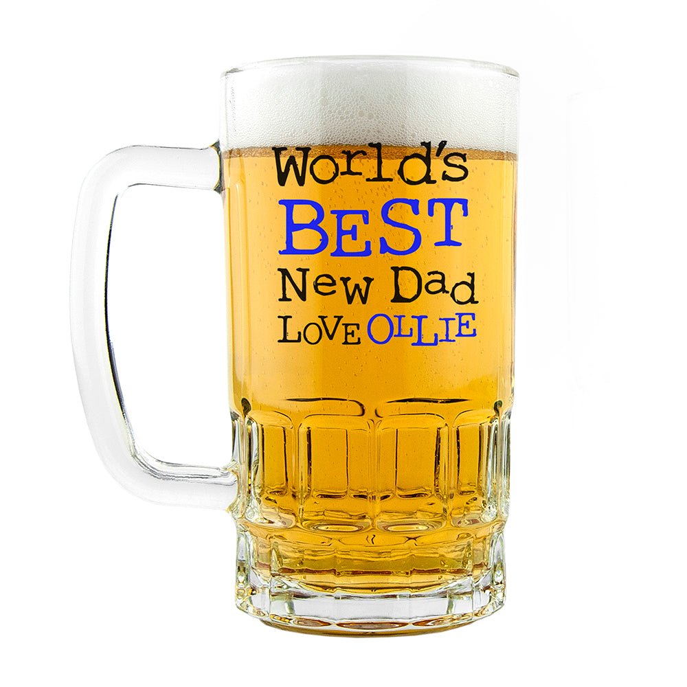 World's Best New Dad Tankard - Engraved Memories