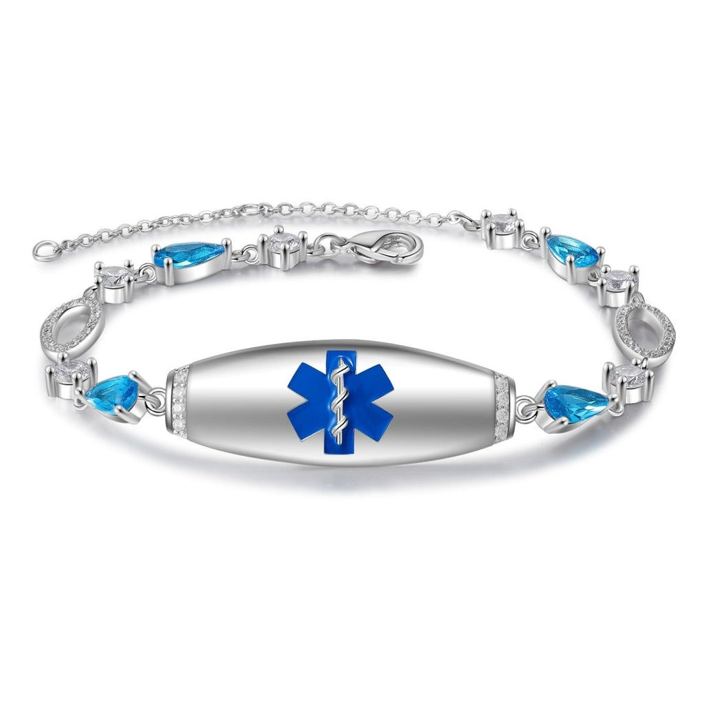 Custom Engraved Medic Alert Bracelets For Men | Divoti
